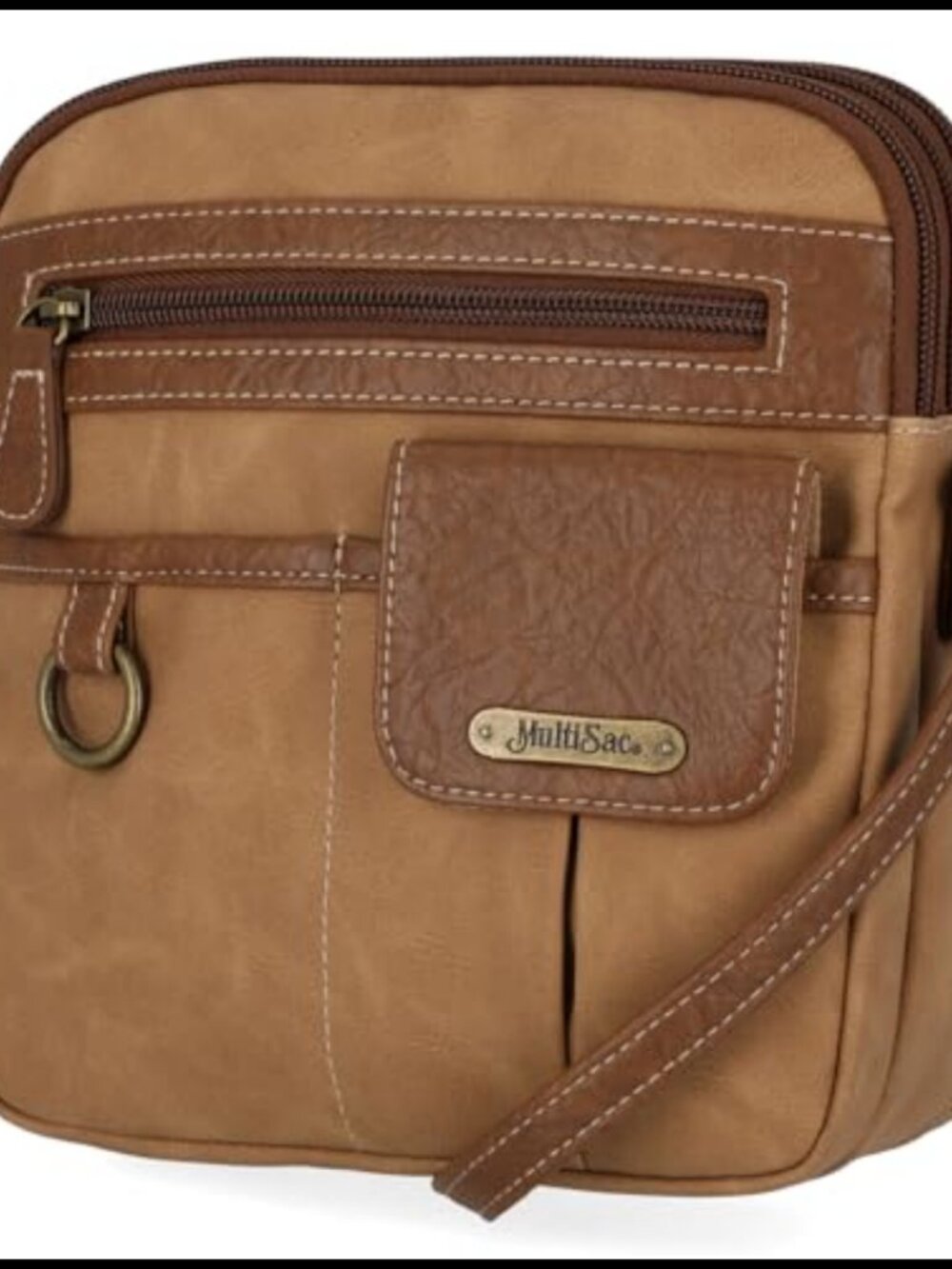 MultiSac North South Mini Zip Around Crossbody Women's Travel Bag